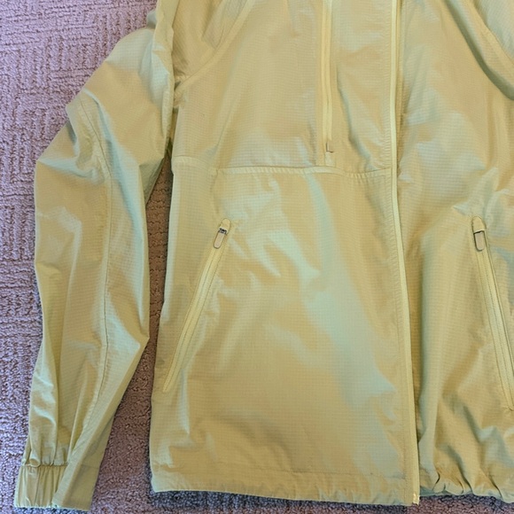 LululemonYellow Hooded Rain Jacket - Picture 2 of 4